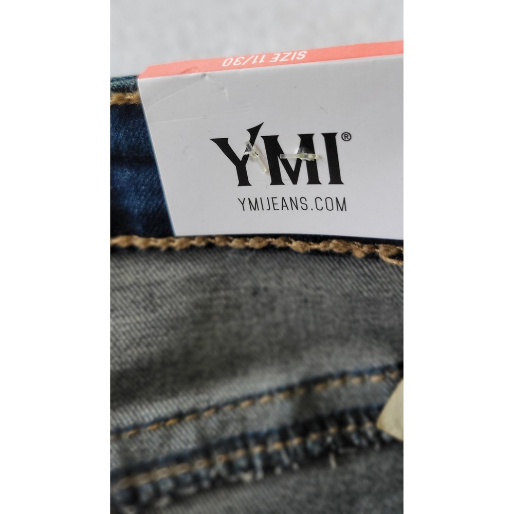YMI Junior jeans, skater jeans, wide legs, 11/30 high rise, NWT - Picture 5 of 15